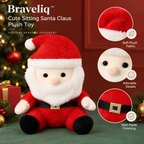 Braveliq™ Sitting Santa Claus Plush Holiday Decor