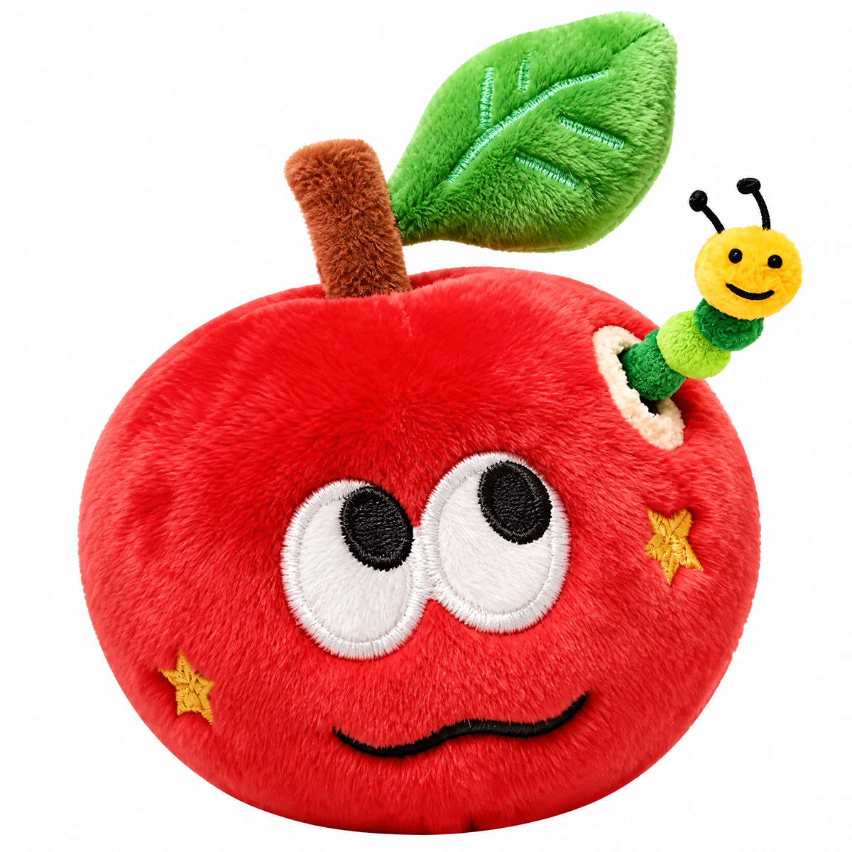 Braveliq™ Christmas Surprise Apple & Caterpillar Plush Jewelry Box Ornament