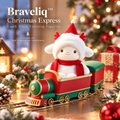 Braveliq™ Christmas Express Lamb Train Tabletop Figurine