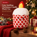 Braveliq™ Smiling Christmas Candle Plush with Dangling Legs