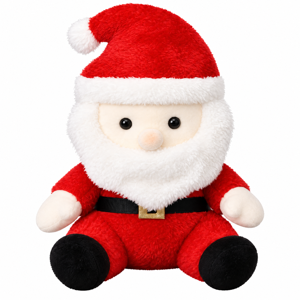 Braveliq™ Sitting Santa Claus Plush Holiday Decor
