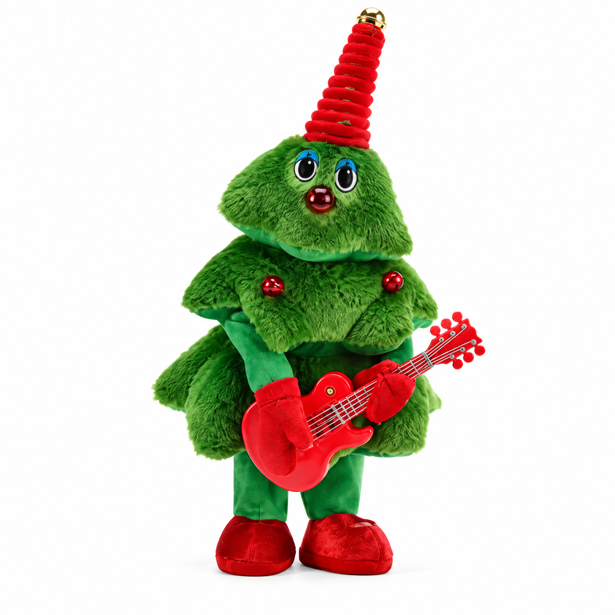 Braveliq™ Animated Guitar-Playing Dancing Christmas Tree Musical Plush Toy